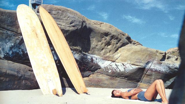 Bob Simmons board, left, La Jolla