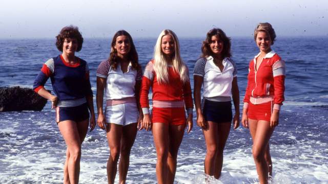 Golden Girls, 1975; Debbie Beacham, second from left