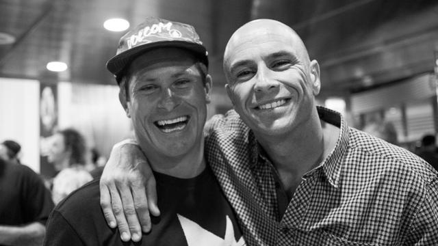 Shane Dorian (right) and Dave Wassel. Photo: Todd Glaser/A-Frame