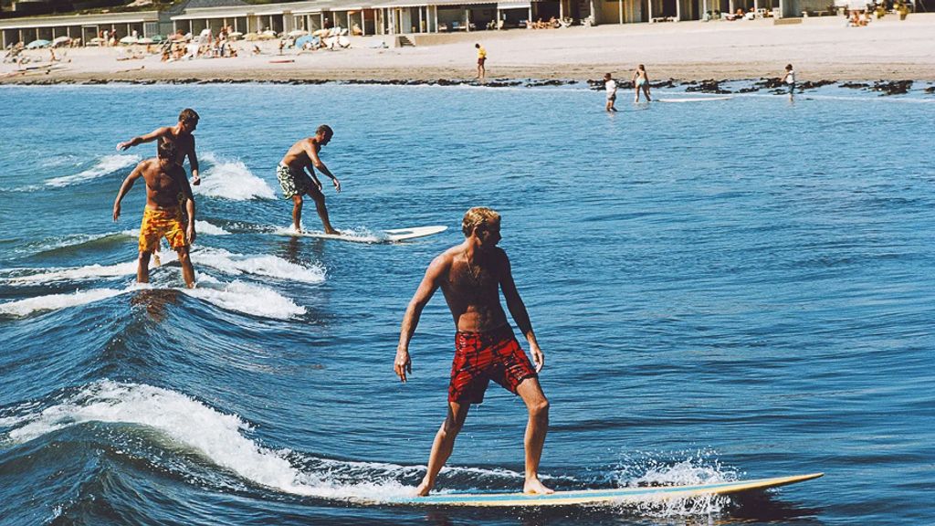 surfing in Rhode Island in 1965