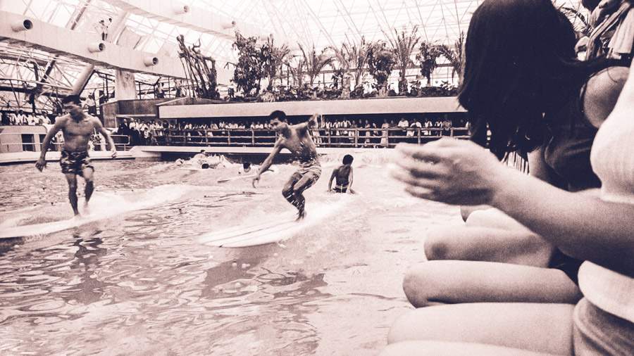 Summerland wavepool, 1967 