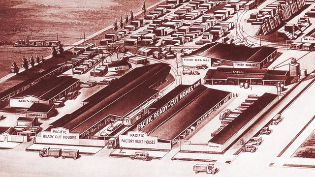 Pacific System Homes factory, south Los Angeles