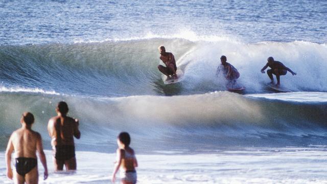 Beachbreak in Biarritz, France, 1969. Photo: Greg MacGillivray