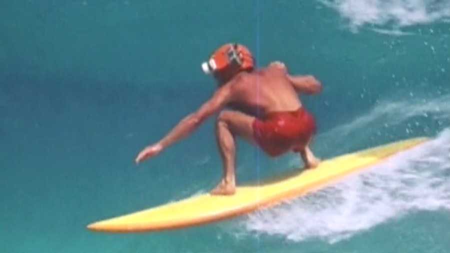 Surfer jeff hakman in movie Red Hot Blue