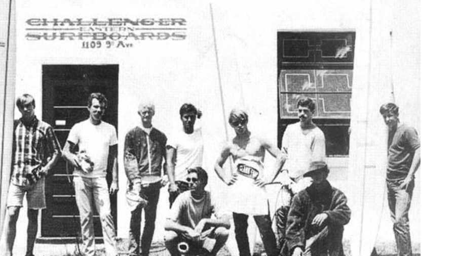 challenger eastern surfboards shop, with carl tinker west