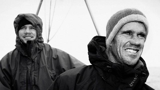 Mike Parsons (right) and Brad Gerlach, 2008. Photo: Grant Ellis