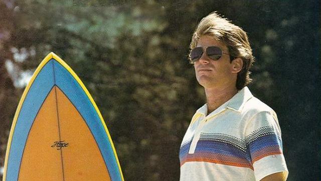 Flea Shaw in 1978 Op Sunwear ad