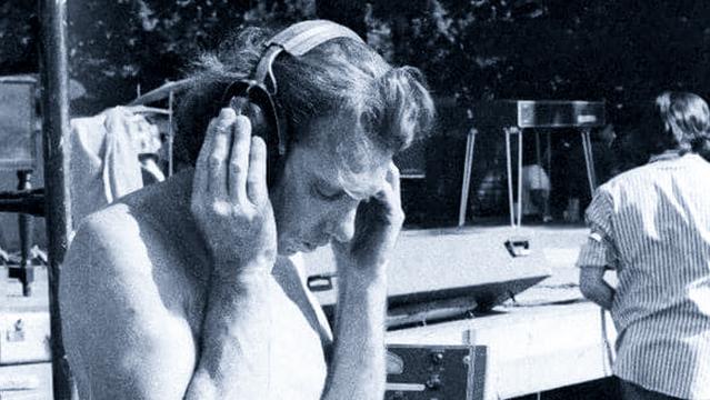 Carl West at a 1972 outdoor concert