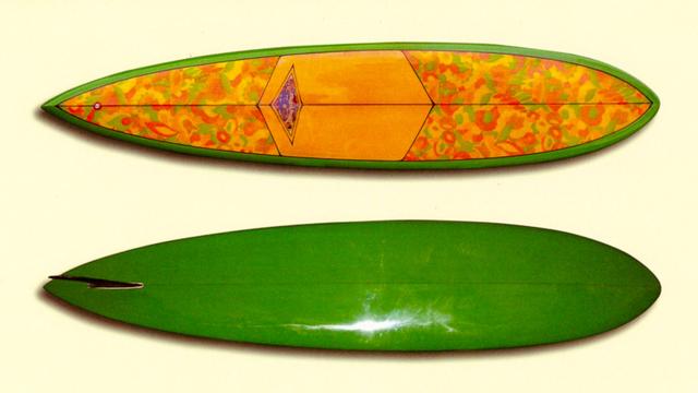 1969 Hobie Surfboards mini-gun. Photo: Caprice Nichol