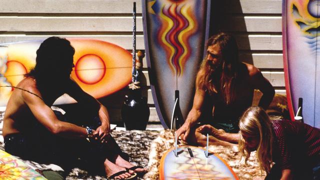 David Nuuhiwa and Brotherhood of Eternal Love founder Johnny Gale, 1971. Photo: Jeff Divine