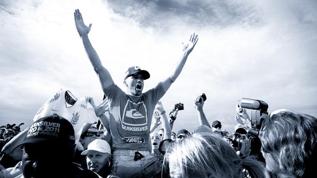 Kelly Slater, 2011 Quiksilver Pro, Queensland. Photo: Steve Sherman