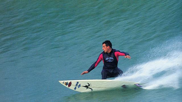 Damien Hardman, Jeffreys Bay, 1993. Photo: Lance Slabbert