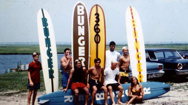 Bunger Surf Shop team, around 1964