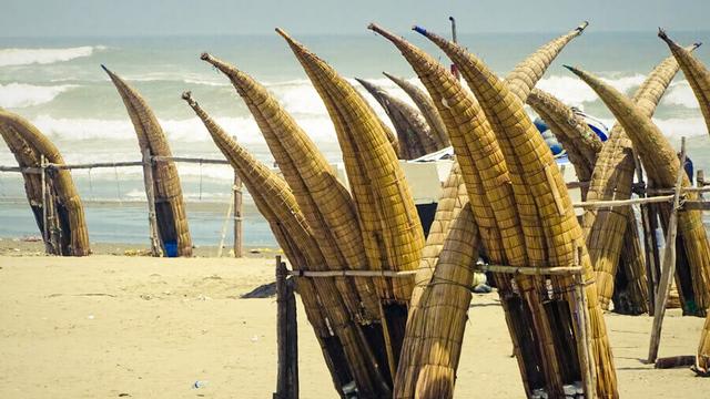 Caballitos at Huanchaco, Peru