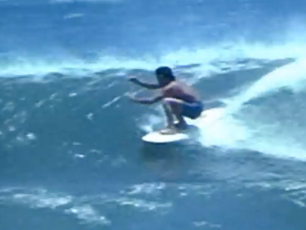 David Nuuhiwa in Rainbow Bridge (1971) | Encyclopedia of Surfing