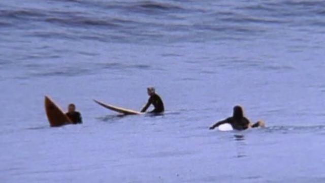 Lining up at Mavericks, from "Riding Giants"