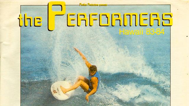 Tracks magazine ad for The Performers, 1984