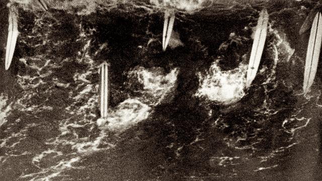 Caught inside, Waimea Bay, 1963. Photo: Val Valentine