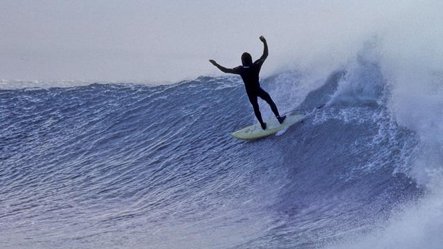 Reno Abellira, Jeffreys Bay, 1977. Photo: Jeff Divine