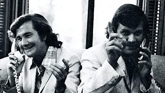 Greg MacGillivray (left) and Jim Freeman, 1974