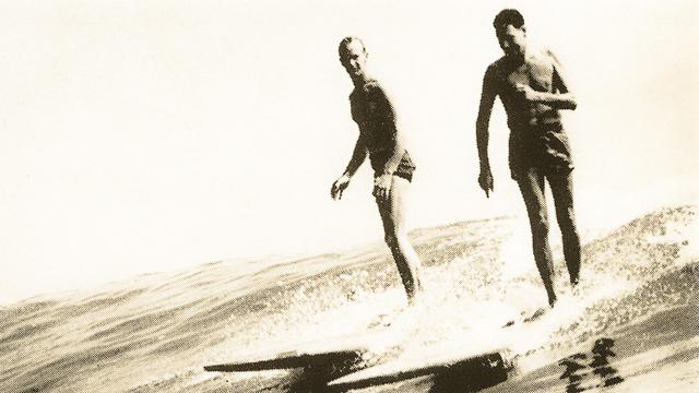 Four-time PCSRC winner Pete Peterson (left), 1940. Photo: Doc Ball