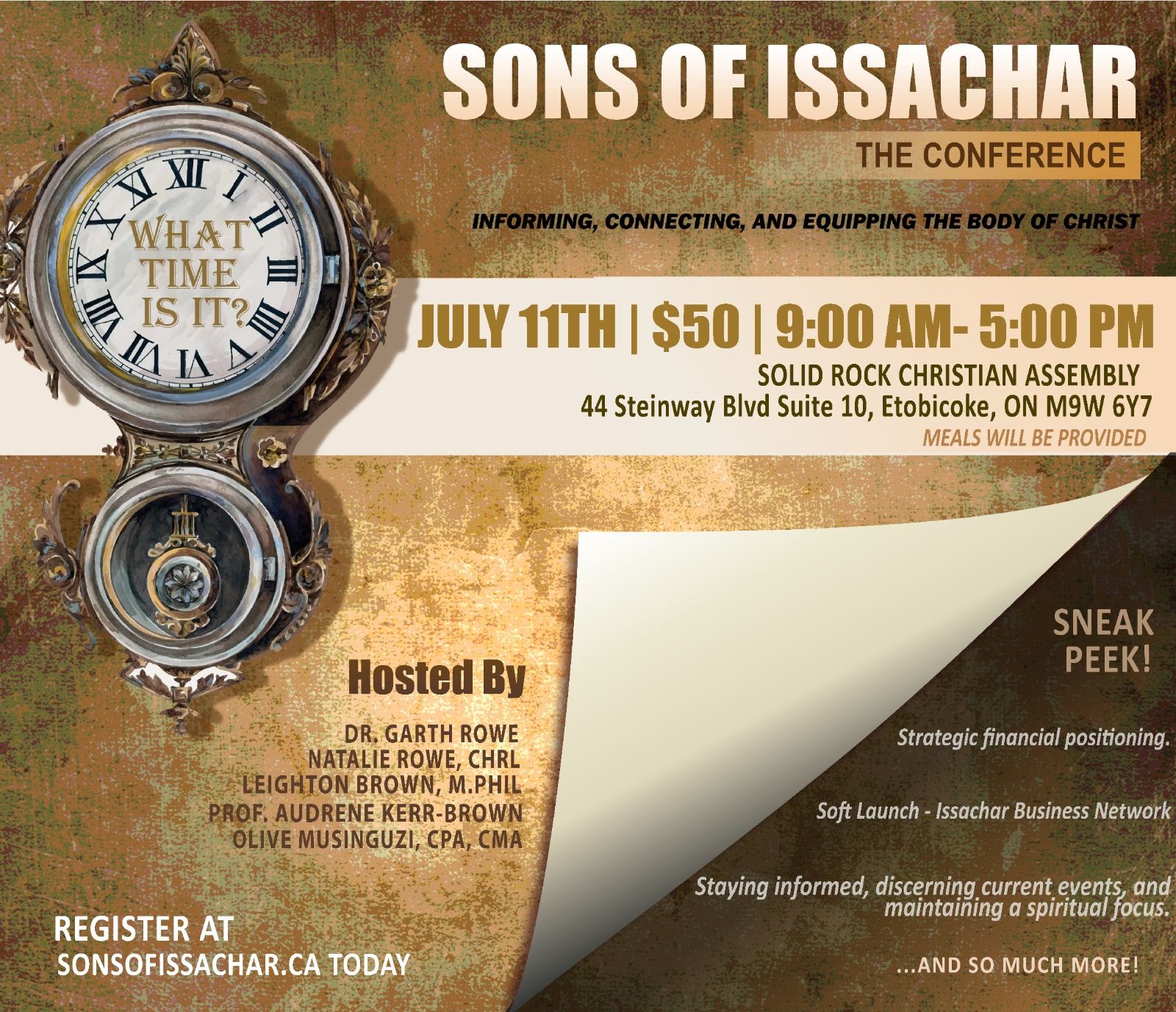 Conference promotional poster