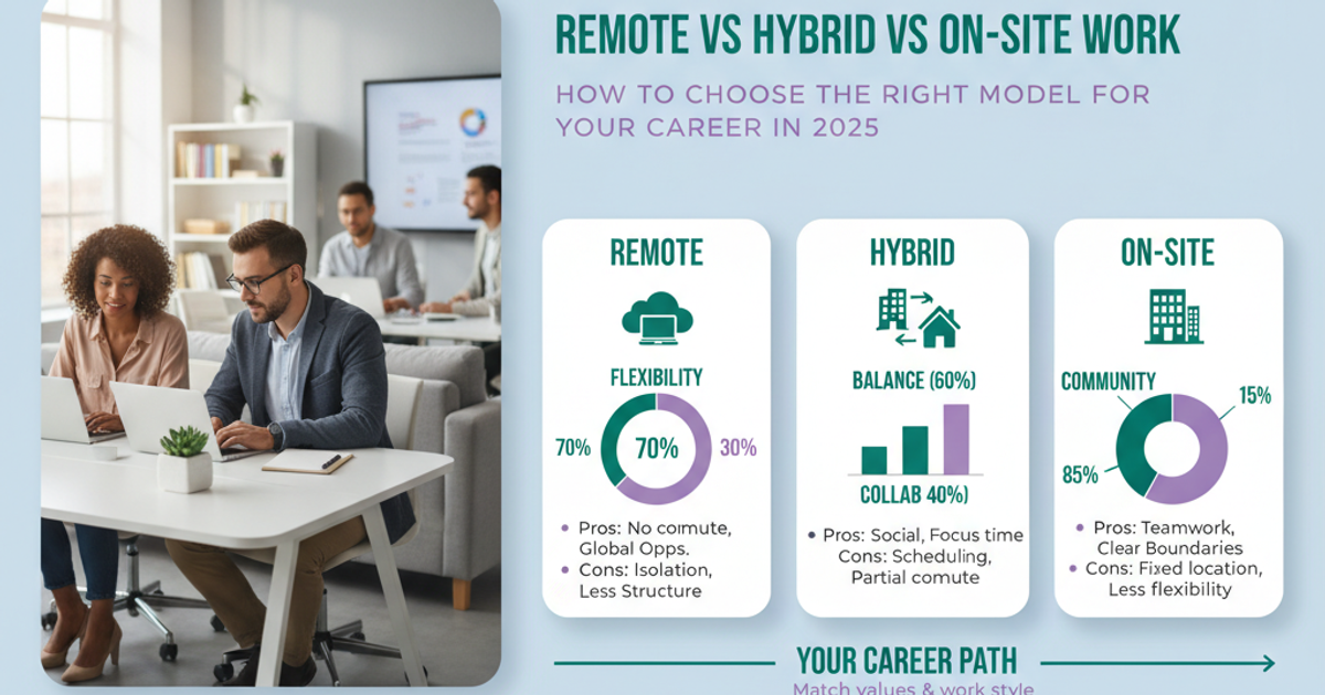 Remote, Hybrid or On-site? Choose Your 2025 Fit