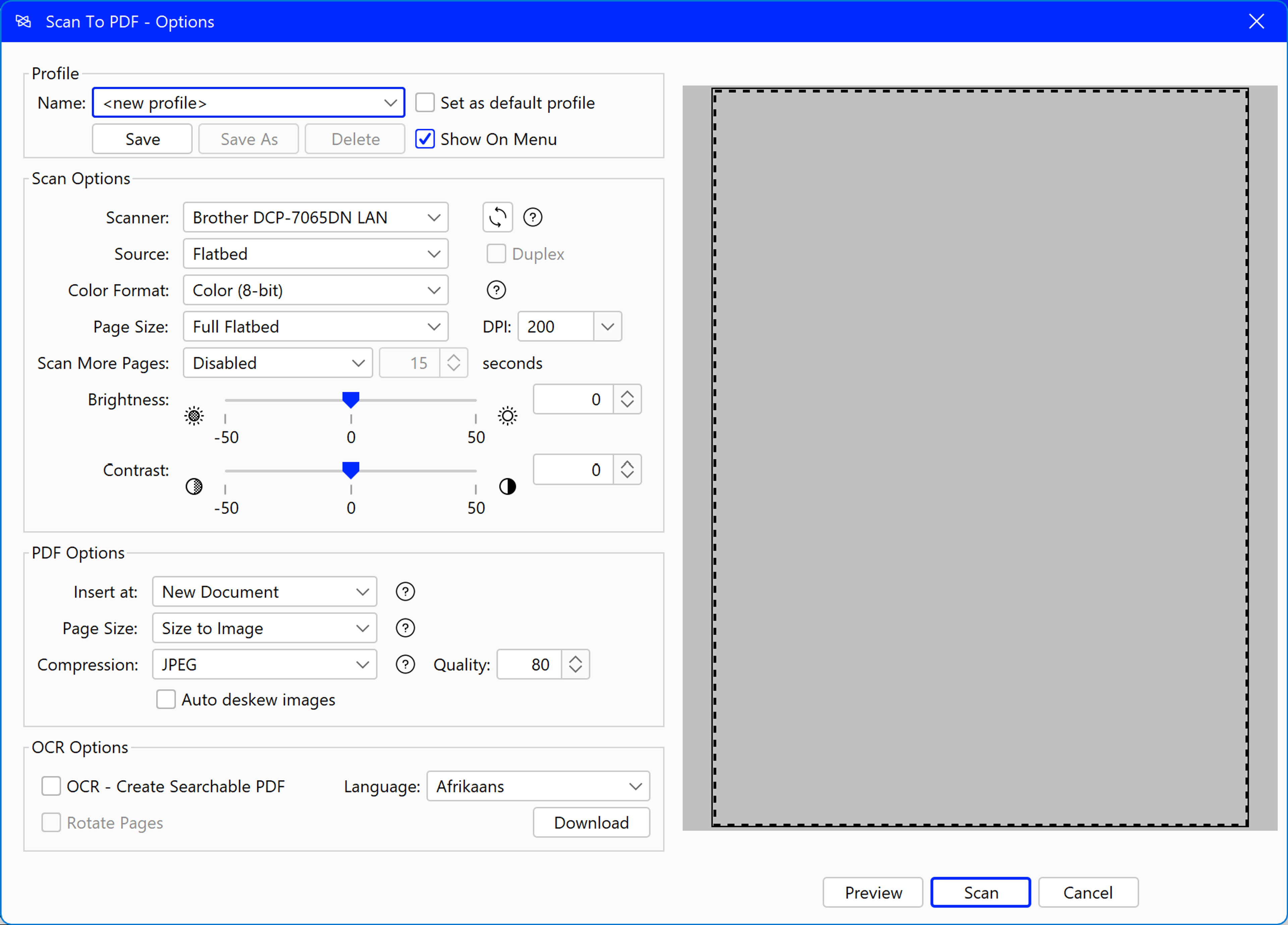 Steps to scan multiple pages into a single PDF document on Windows, macOS, or Linux desktop
