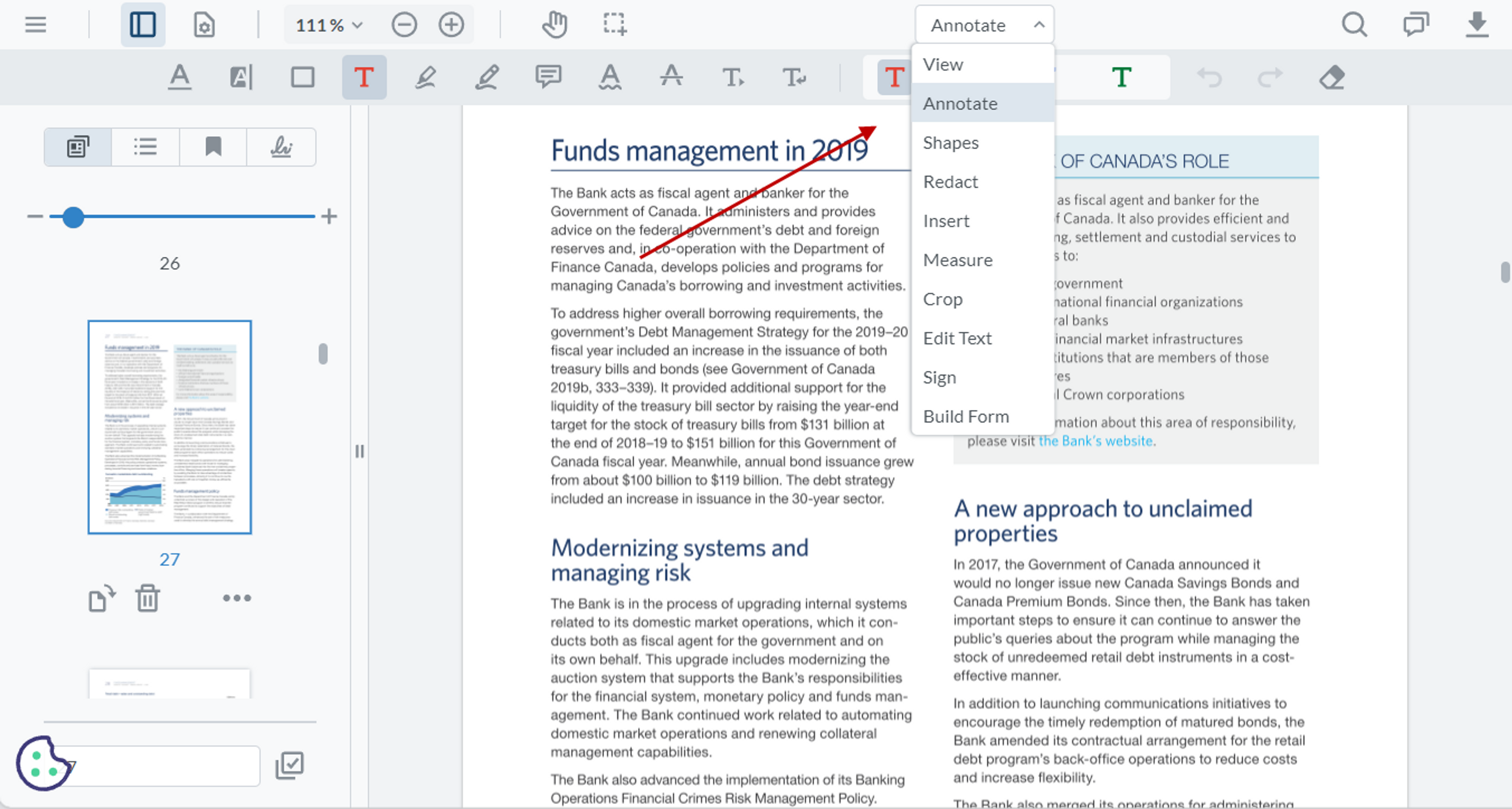 View and edit PDFs with Xodo