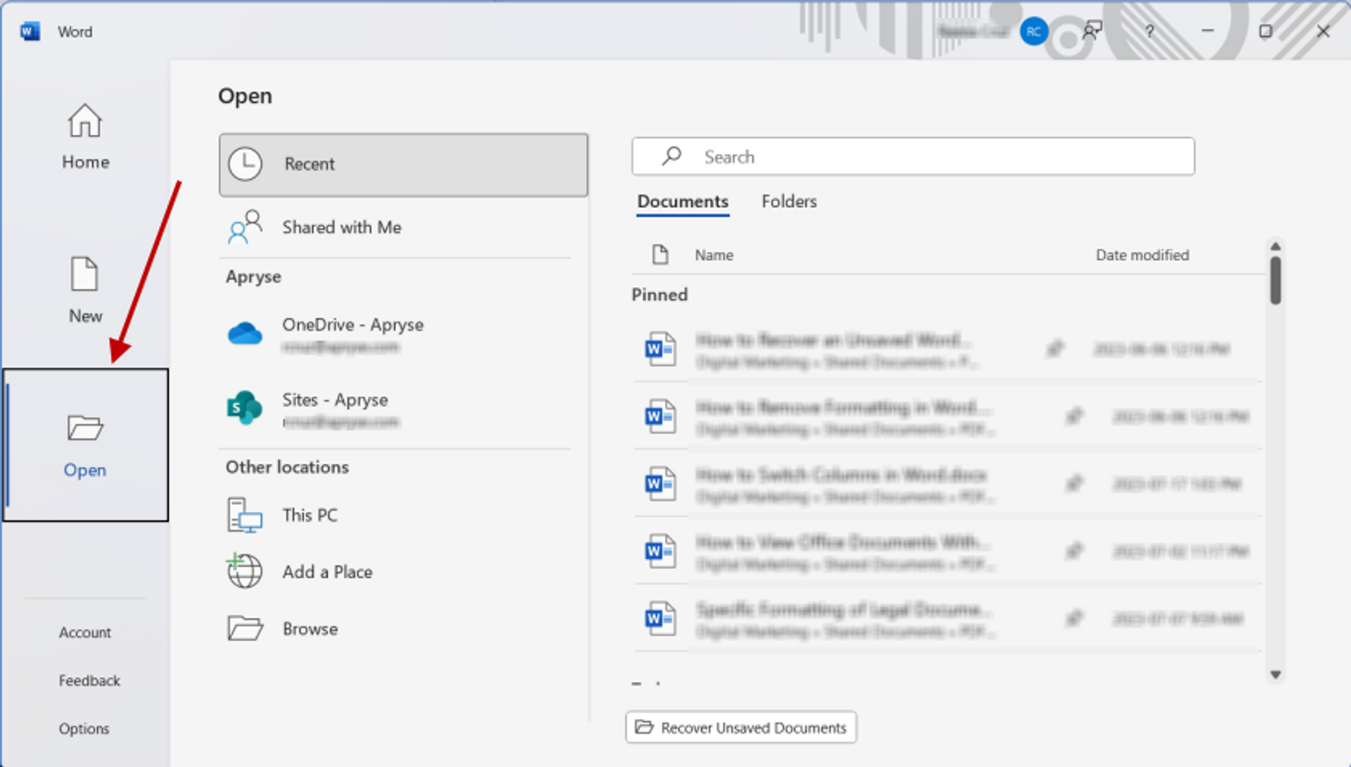 How to Open a DOCX File