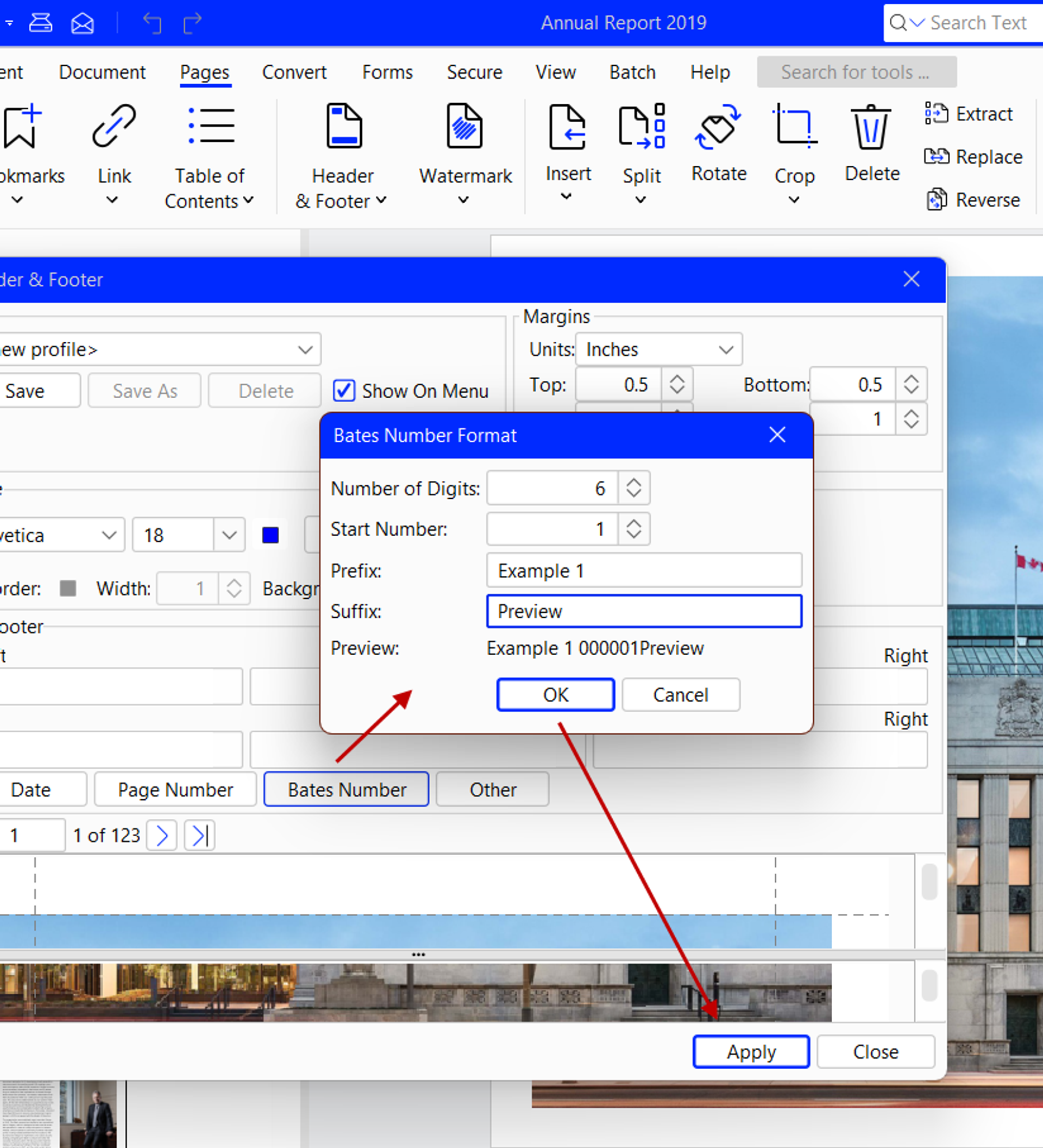 How to Add Page Numbers to PDF
