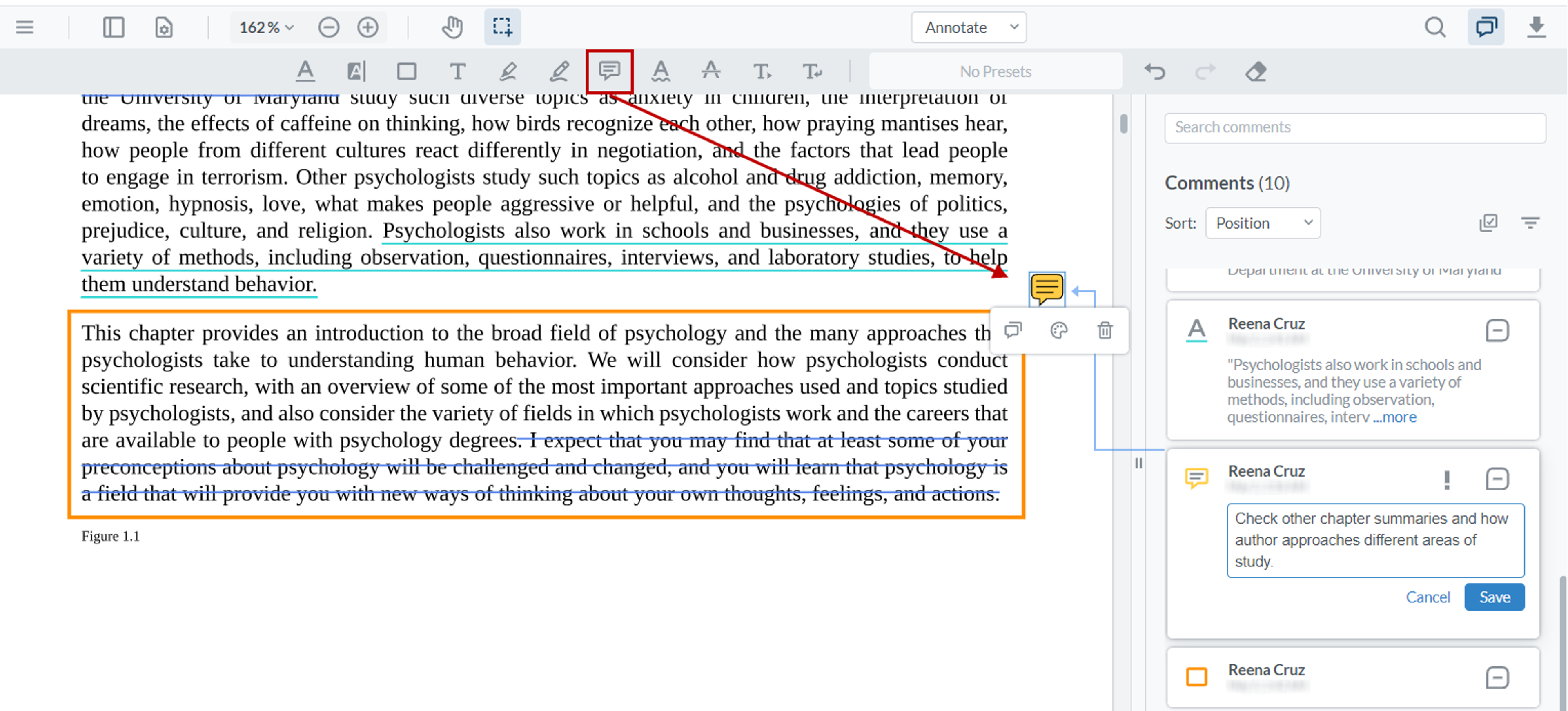Add notes to PDF 
