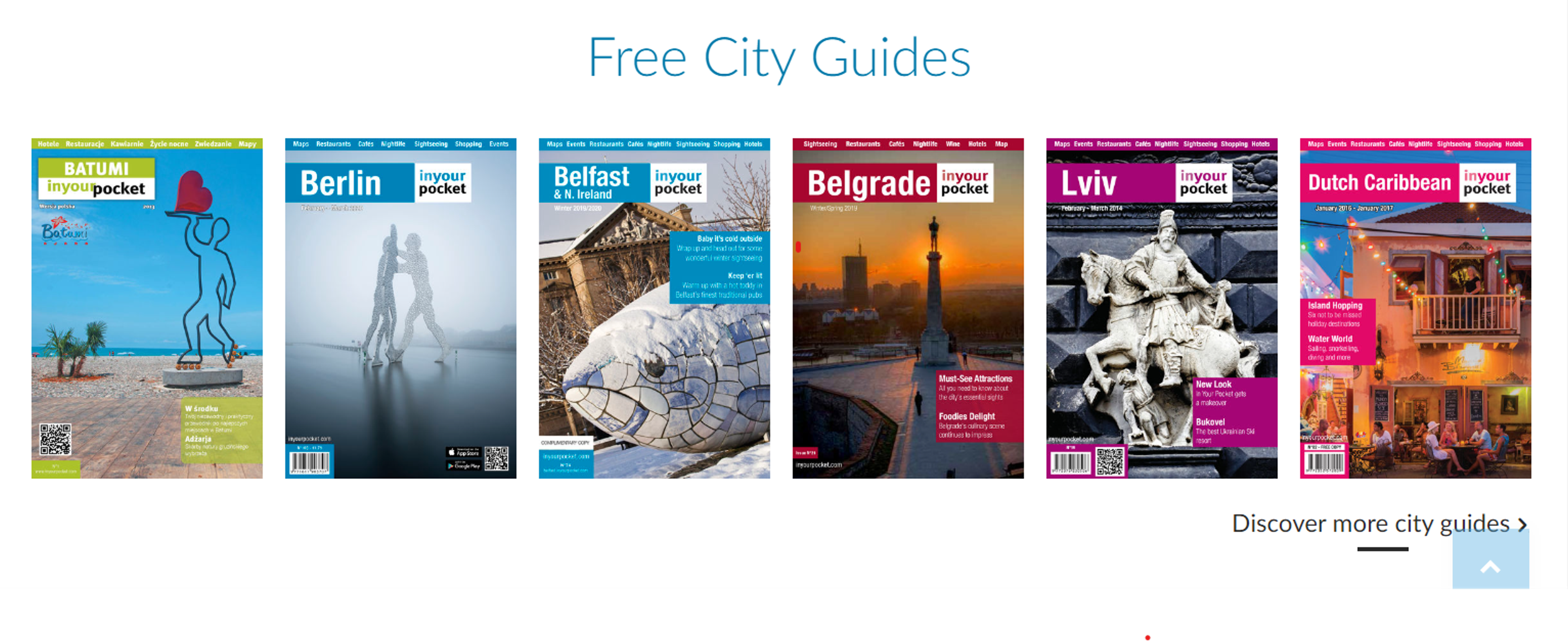 Free city PDF travel guides from In Your Pocket