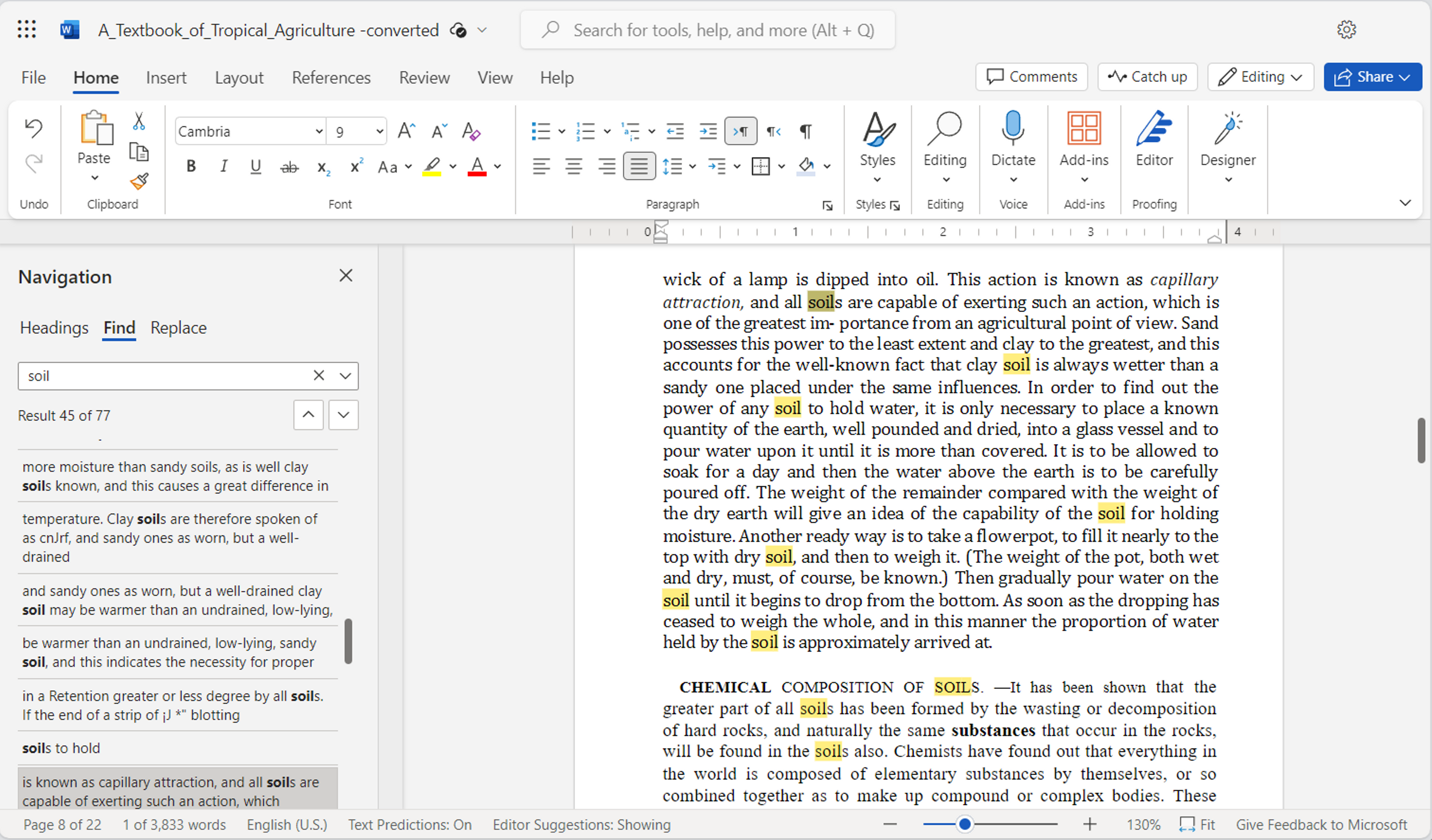 Make PDF text searchable by using MS Word