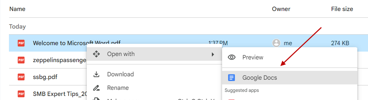 How to Convert PDF to Google Docs