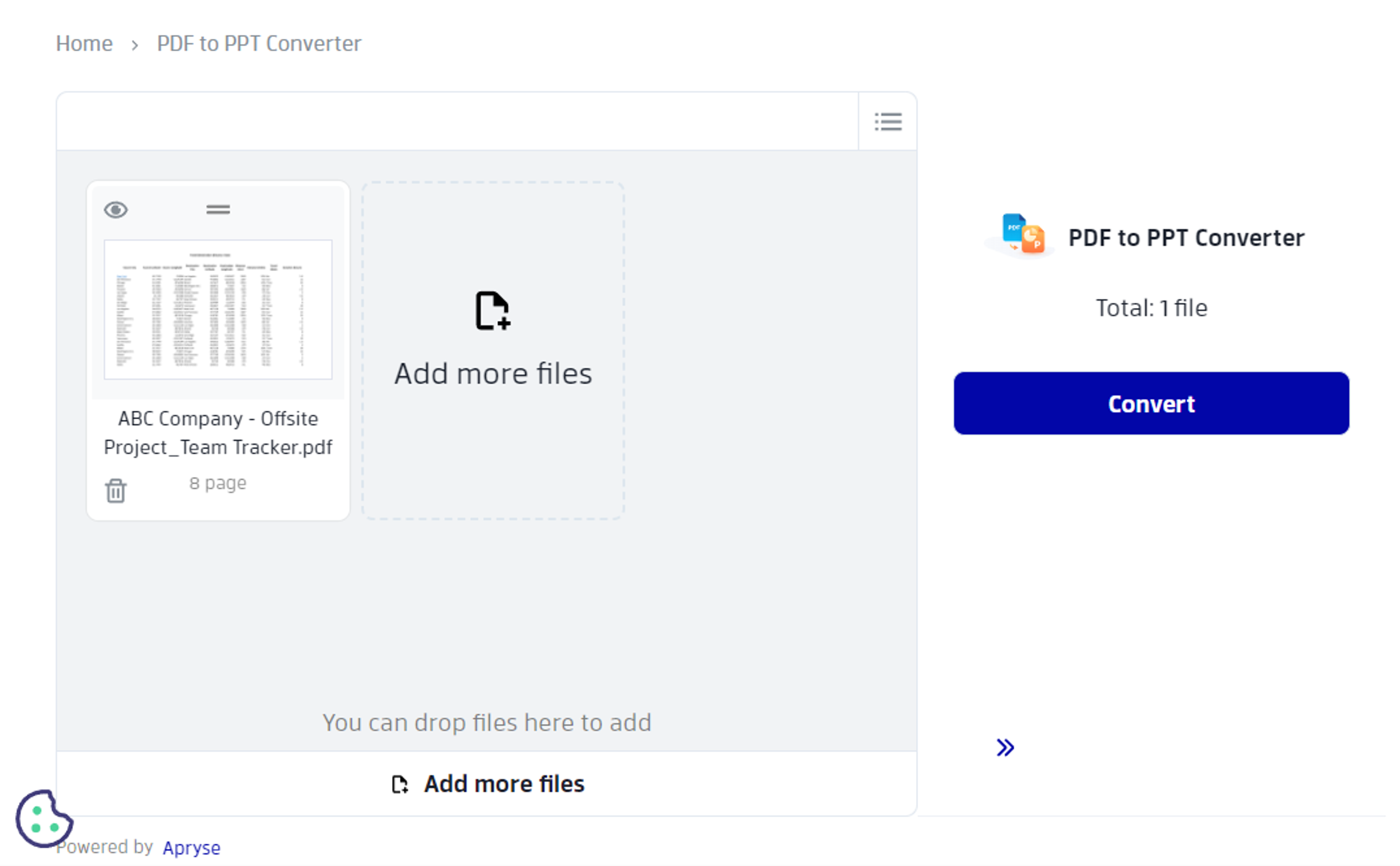 powerpoint presentation next slide preview Convert PDF to PowerPoint online