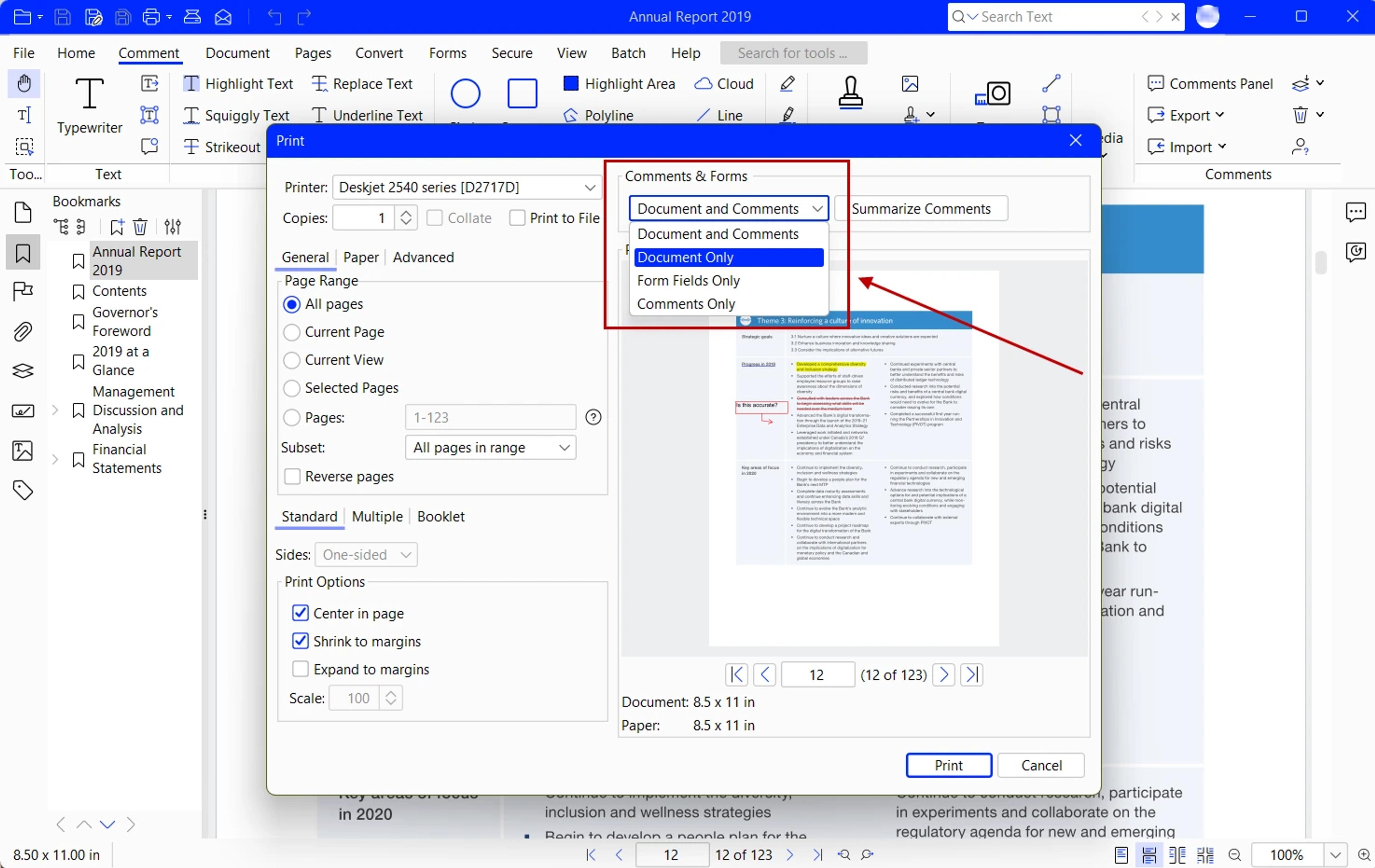 How to Print a PDF Without Comments or Annotations
