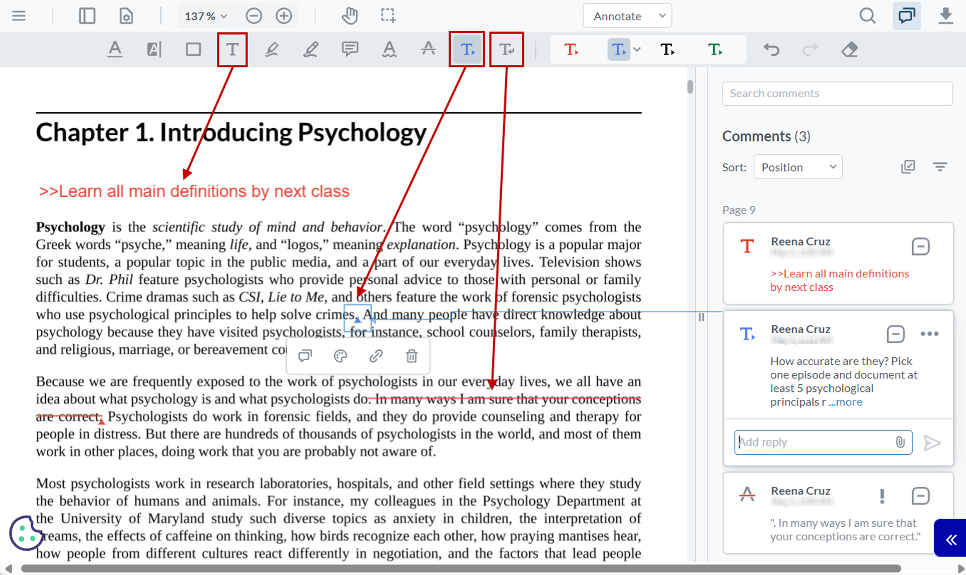 How to Take Notes on PDF