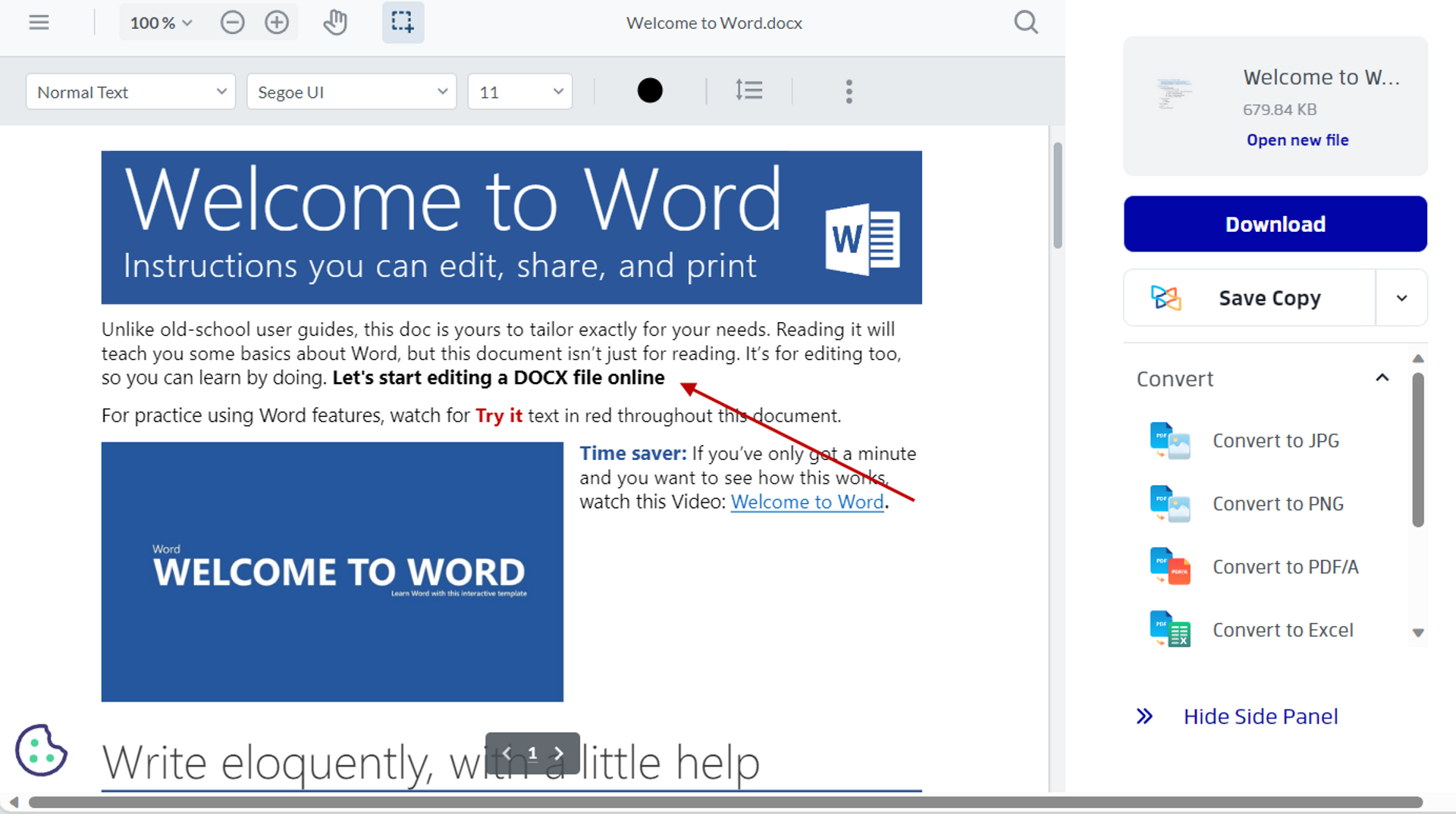 How to Open a DOCX File