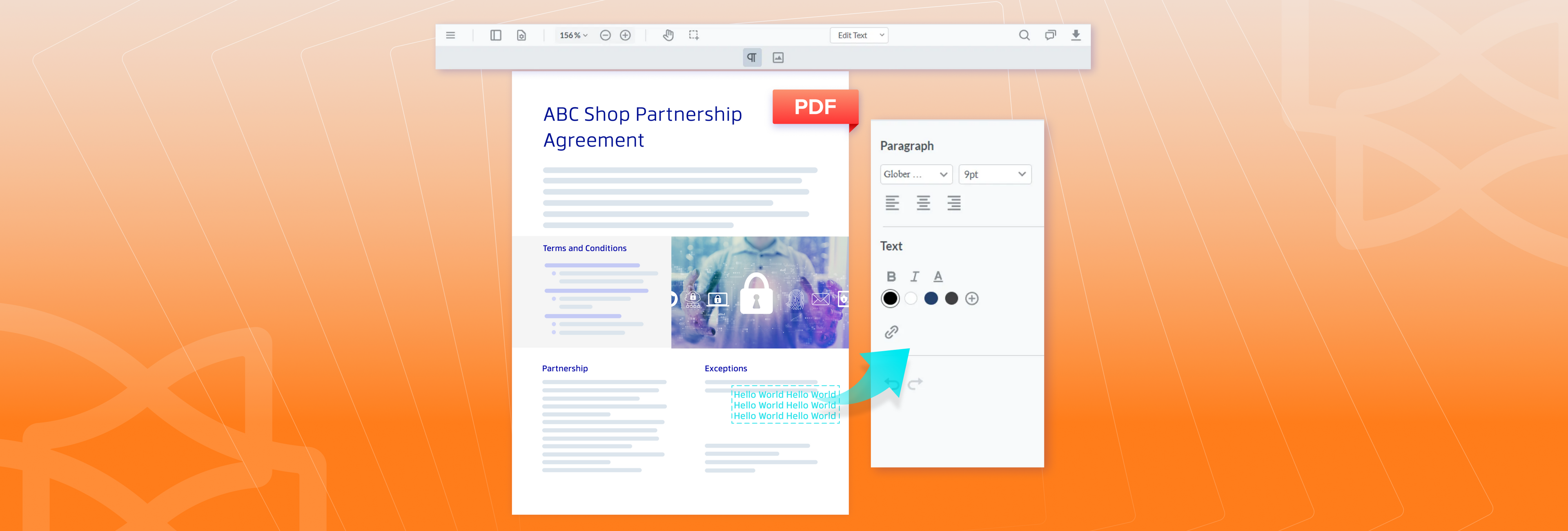 app write on pdf Sanity Image