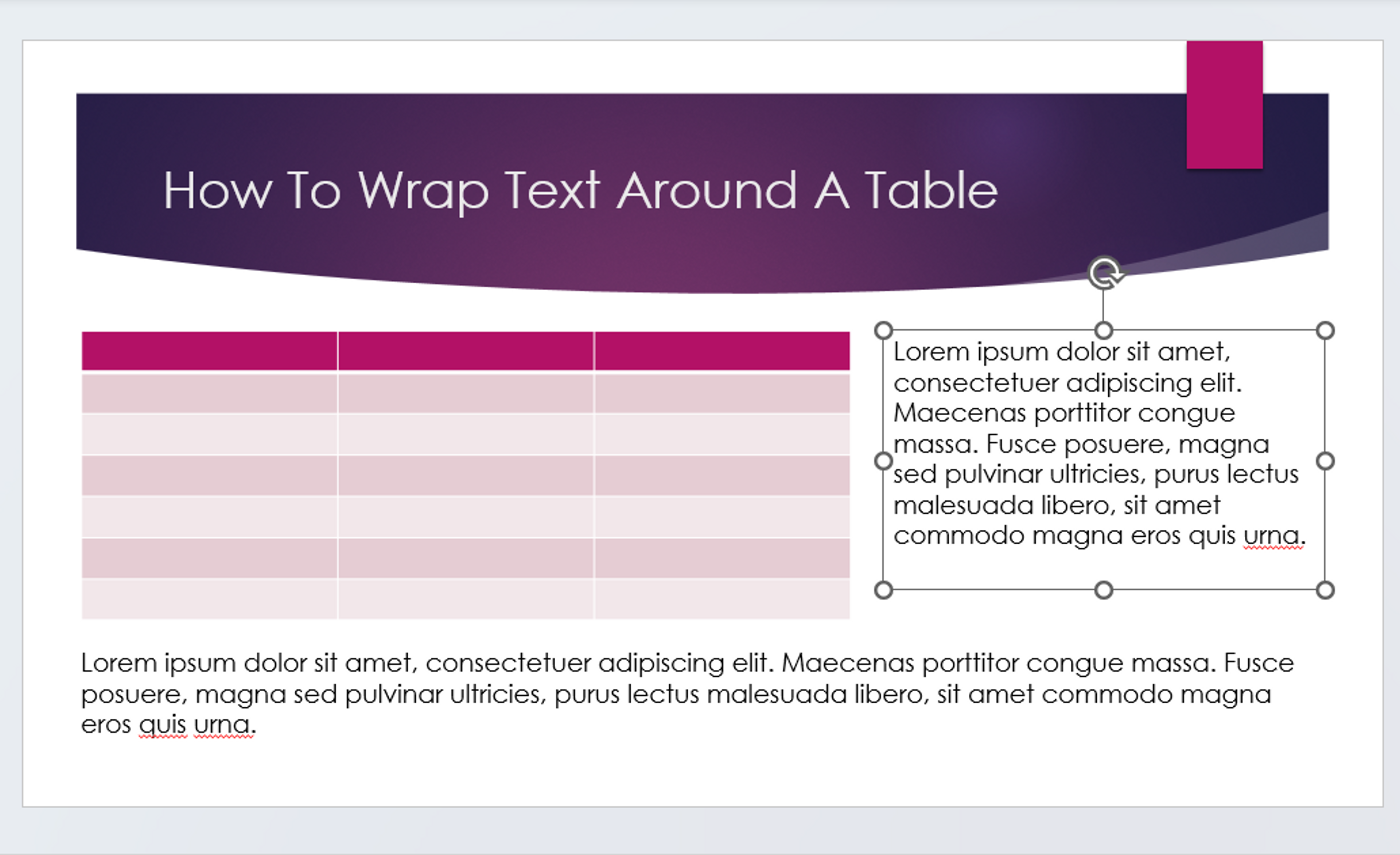 How to Wrap Text in PowerPoint
