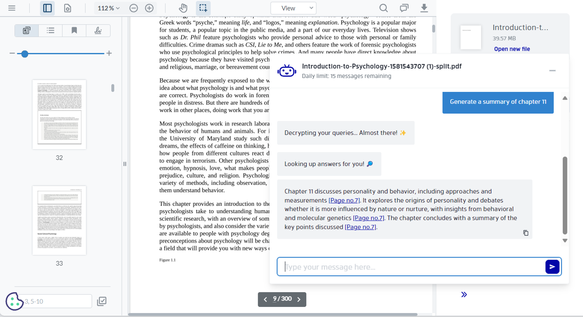 How to Chat with PDF Using AI