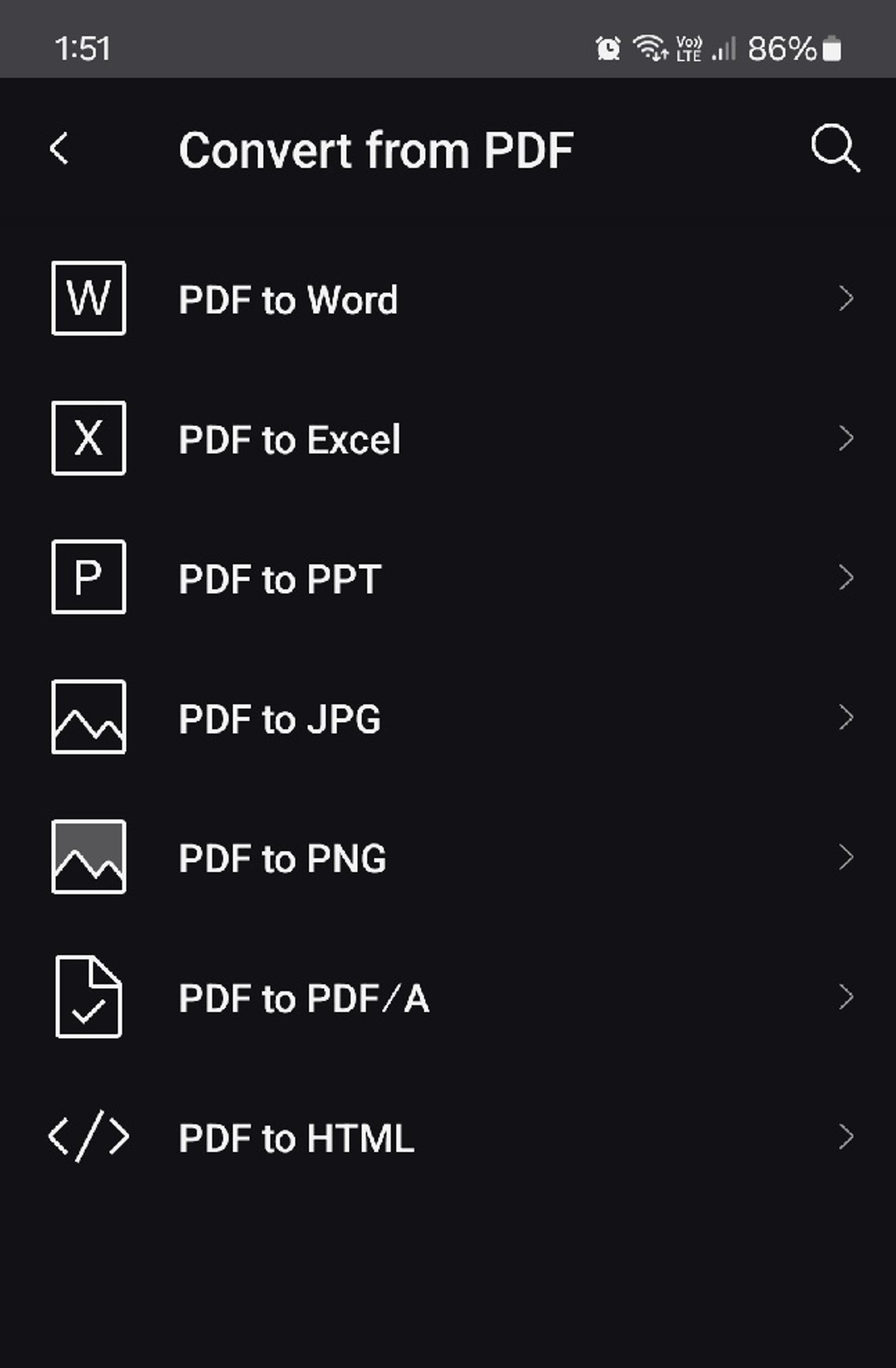 Convert PDF to Word on iPhone and Android