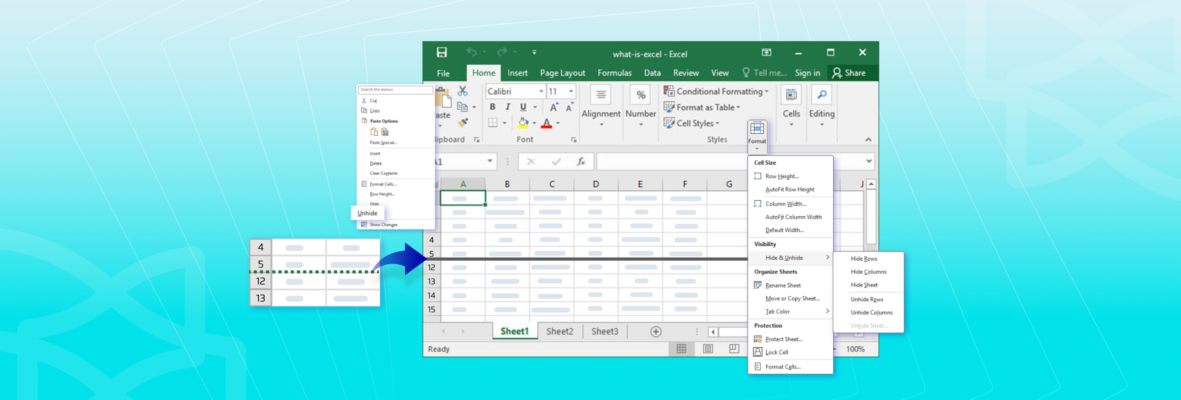 How to Unhide All Rows in Excel
