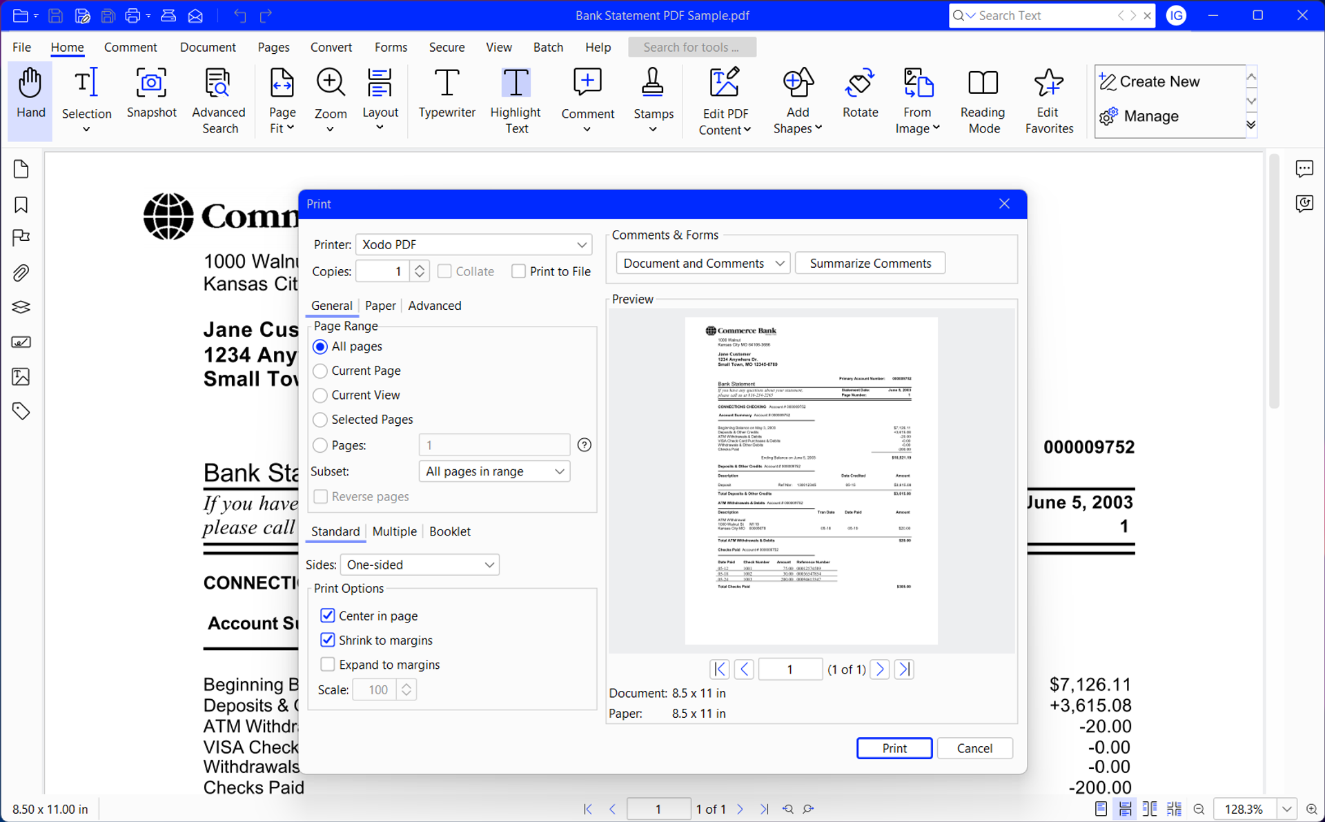 How to Print a PDF Bank Statement (Quick and Easy Guide)