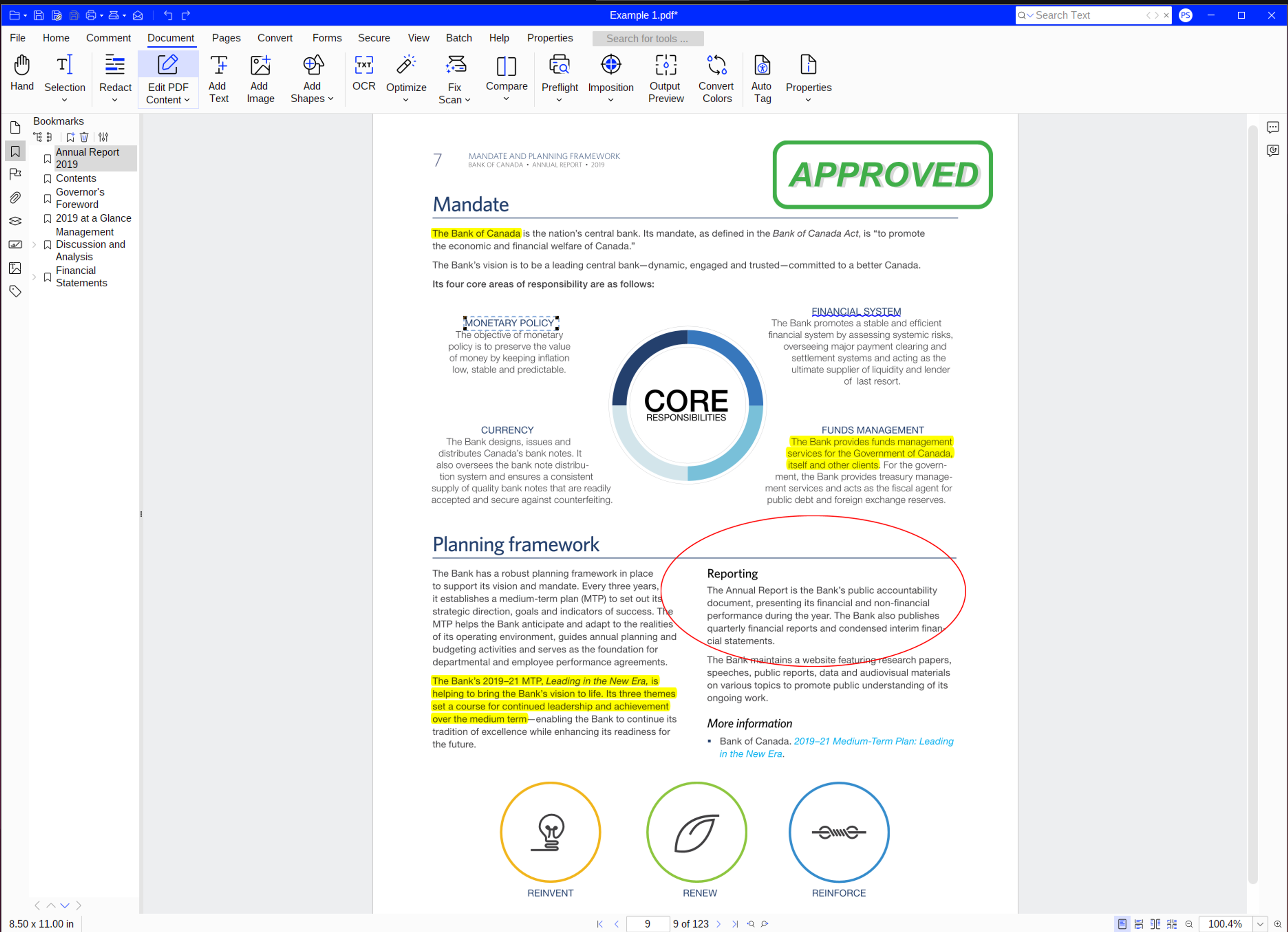 Annotating PDF text in Xodo PDF Studio on Linux