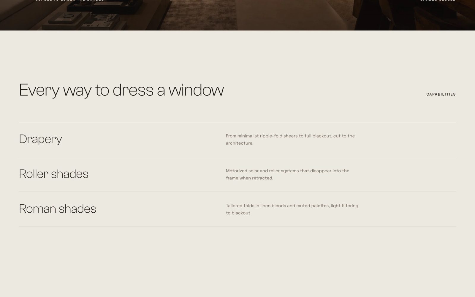 Window Fashion Atelier desktop screen