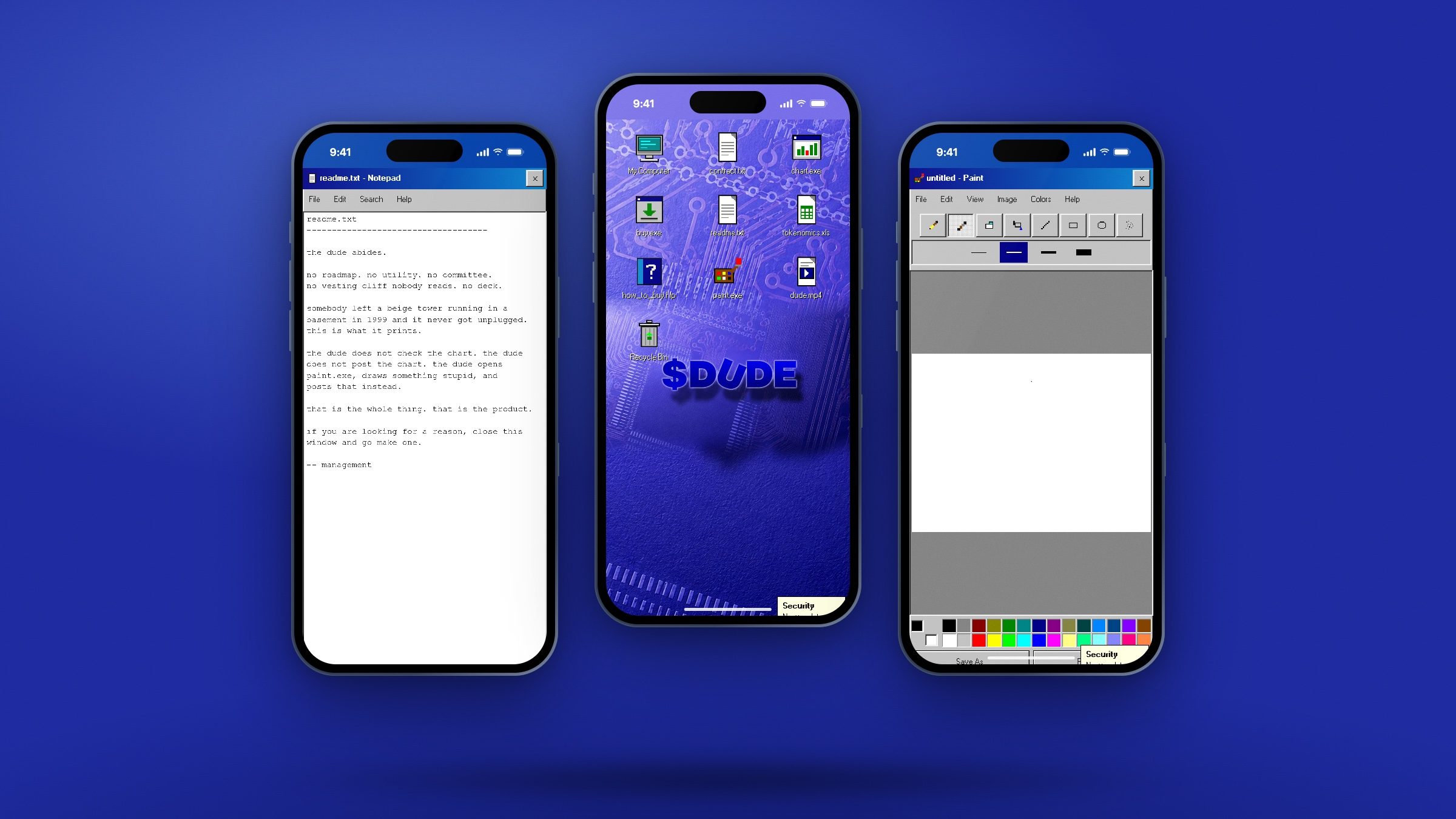 readme, desktop and paint on mobile