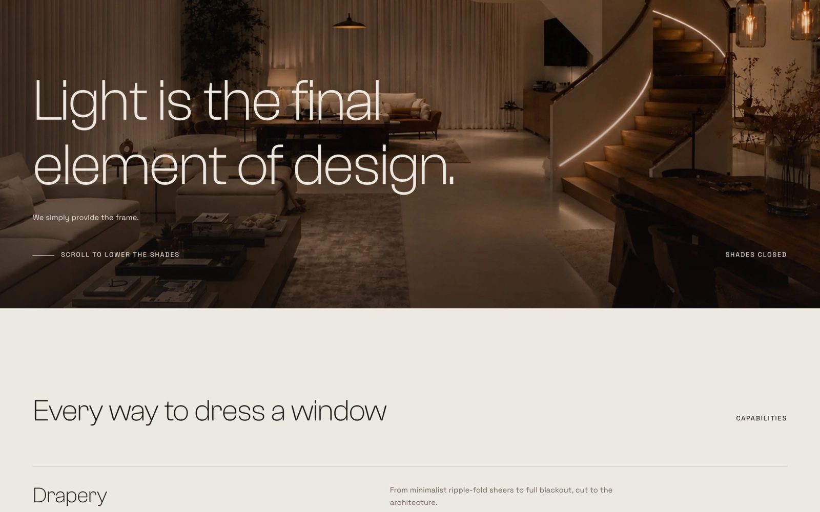 Window Fashion Atelier desktop screen