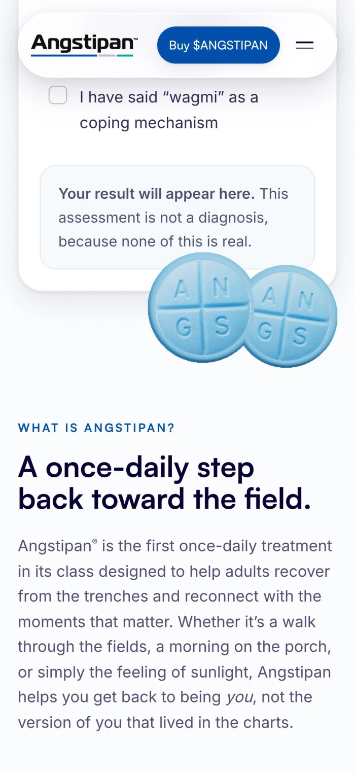 Angstipan® mobile screen